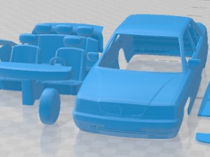 Lancia Dedra 1989 Printable Car 3Dプリントモデル