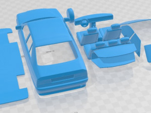 Lancia Dedra 1989 Printable Car 3D Druckmodell