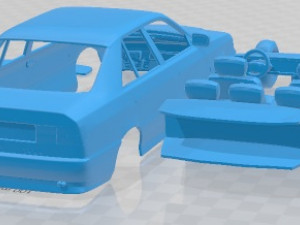 Lancia Dedra 1989 Printable Car 3D Druckmodell