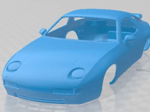 Porsche 928 GTS Printable Body Car 3D Print Model