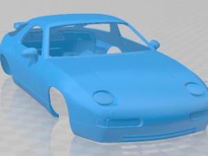 Porsche 928 GTS Printable Body Car Modello di stampa 3D