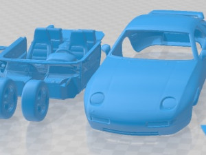 Porsche 928 GTS Printable Car 3D-Druckmodell