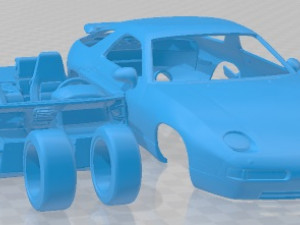 Porsche 928 GTS Printable Car Modelo de impresión 3D