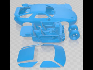 Porsche 928 GTS Printable Car 3D Print Model