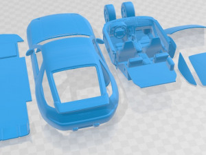 Porsche 928 GTS Printable Car Modelo de impresión 3D