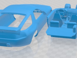 Porsche 928 GTS Printable Car Modelo de impresión 3D