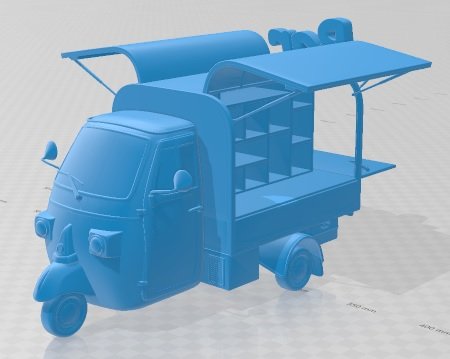 Food Tricicle Bar Printable 3D Print Model .c4d .max .obj .3ds .fbx .stl .blend 