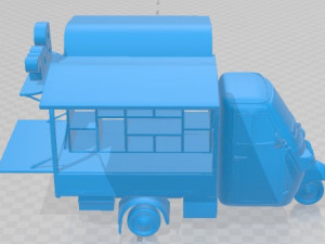Food Tricicle Bar Printable 3D Print Model