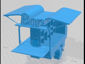 Food Tricicle Bar Printable 3D Print Model