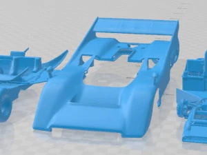 McLaren M8D 1970 Printable Car 3D Print Model