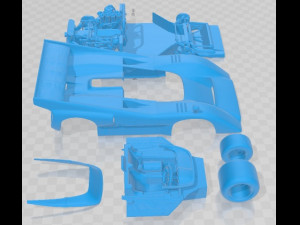 McLaren M8D 1970 Printable Car 3D 프린트 모델
