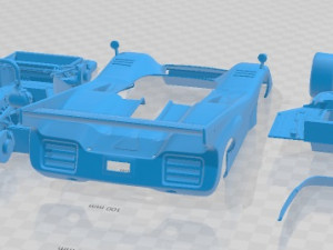 McLaren M8D 1970 Printable Car 3D 프린트 모델
