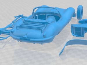 Jaguar XKSS 1957 Printable Car Modello di stampa 3D