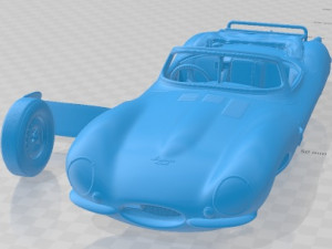 Jaguar XKSS 1957 Printable Car Modelo de impresión 3D