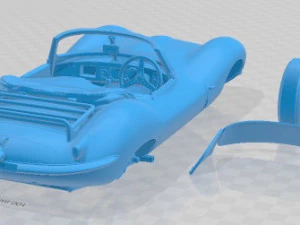 Jaguar XKSS 1957 Printable Car 3D Print Model