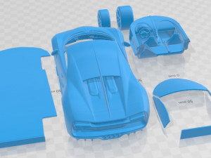 Bugatti Chiron Sport 2019 Printable Car 3D Print Model