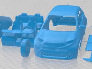 Toyota Aygo X 2022 Printable Car Model do druku 3D