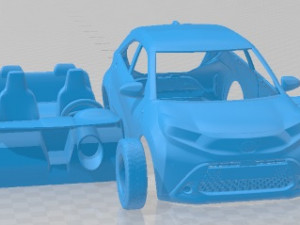 Toyota Aygo X 2022 Printable Car 3D Принт Модель