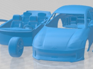 Hyundai IONIQ 6 2023 Printable Car 3D 打印模型