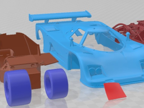 C100 1982 Printable Car Model do druku 3D