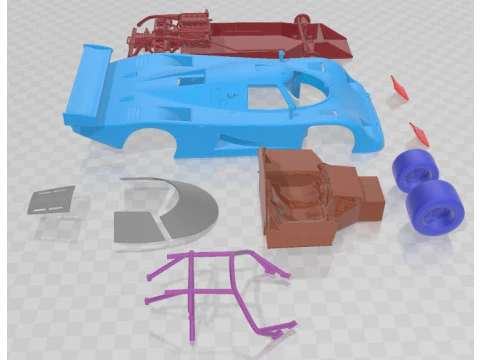 C100 1982 Printable Car 3D Print Model