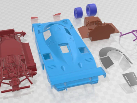 C100 1982 Printable Car 3D Print Model