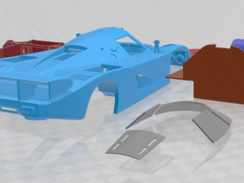 C100 1982 Printable Car Model do druku 3D