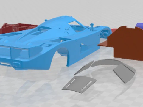 C100 1982 Printable Car 3D Print Model