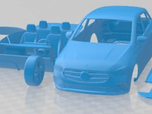 Mercedes Benz B Class 2019 Printable Car 3D Print Model