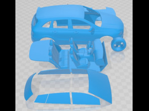 Mercedes Benz B Class 2019 Printable Car 3D 프린트 모델