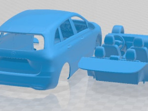 Mercedes Benz B Class 2019 Printable Car 3D 프린트 모델