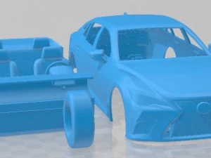 Lexus LS 500 H F Sport 2021 Printable Car 3D Print Model
