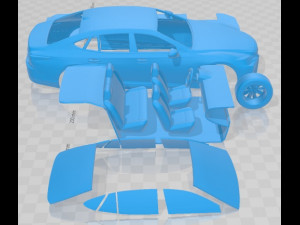 Lexus LS 500 H F Sport 2021 Printable Car 3D Принт Модель
