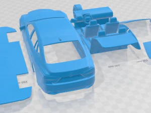 Lexus LS 500 H F Sport 2021 Printable Car 3D Print Model