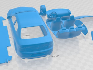 Alfa Romeo 159 Sedan 2009 Printable Car 3D Print Model