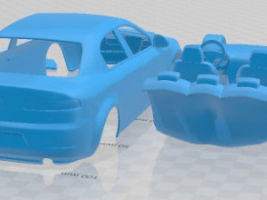 Alfa Romeo 159 Sedan 2009 Printable Car 3D Print Model