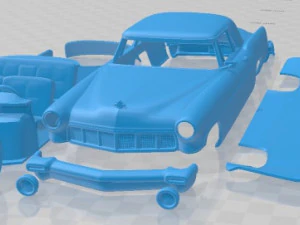 Lincoln Continental Mark II 1956 Voiture imprimable Modèles 3D en vedette