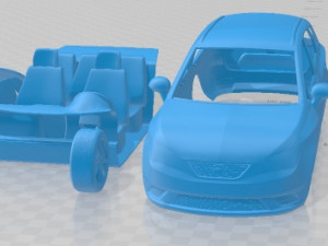 Seat Ibiza ST 2014 Printable Car Modelo de impresión 3D