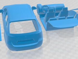 Seat Ibiza ST 2014 Printable Car 3D Baskı Modeli