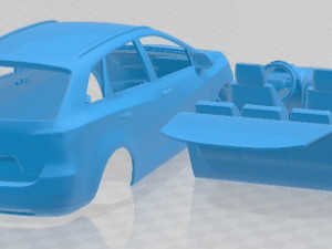 Seat Ibiza ST 2014 Printable Car 3D Baskı Modeli