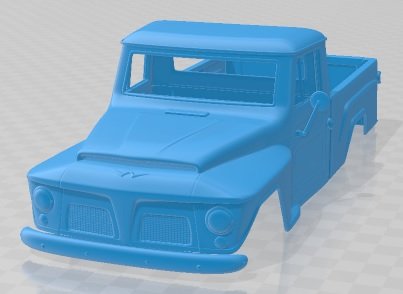 Jeep Willys F 75 1972 Printable Body Car 3D Принт Модель .c4d .max .obj .3ds .fbx .stl .blend 