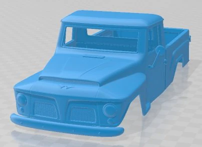 Jeep Willys F 75 1972 Printable Body Car 3D Print Model .c4d .max .obj .3ds .fbx .stl .blend 