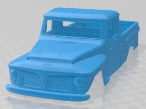 Jeep Willys F 75 1972 carroceria imprim&iacute;vel Modelo de Impressão 3D