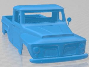 Jeep Willys F 75 1972 Printable Body Car 3D Принт Модель