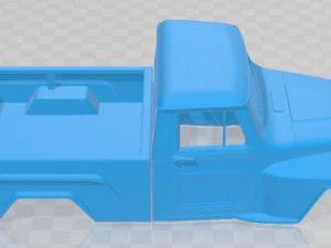 Jeep Willys F 75 1972 Printable Body Car 3D Print Model