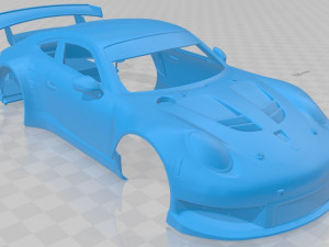 Porsche 911 Carrera 991 RSR 2013 Printable Body Car 3D प्रिंट मॉडल