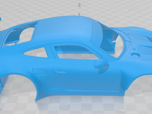 Porsche 911 Carrera 991 RSR 2013 Printable Body Car 3D प्रिंट मॉडल