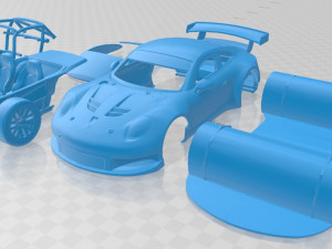 Porsche 911 Carrera 991 RSR 2013 Printable Car Modelo de impresión 3D