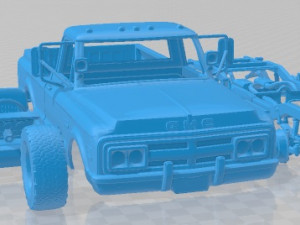 GMC 2500 1970 Printable Car Modèles 3D en vedette