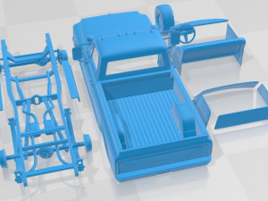 GMC 2500 1970 Printable Car Modèles 3D en vedette